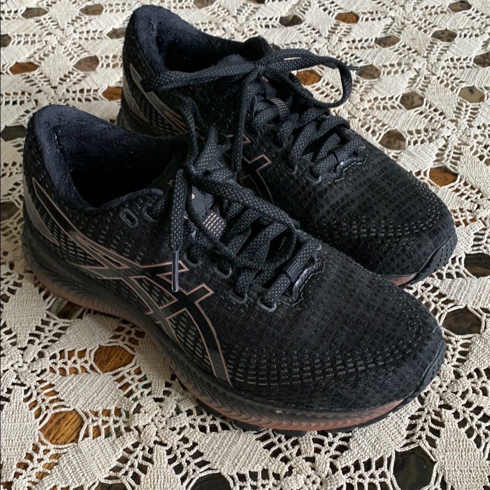 ASICS Black Running Shoes